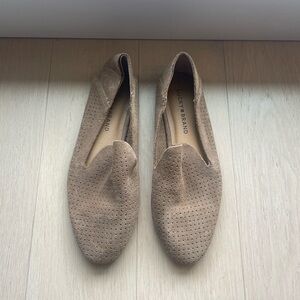 Lucky Brand Caldyn tan suede loafers #loafers #suede